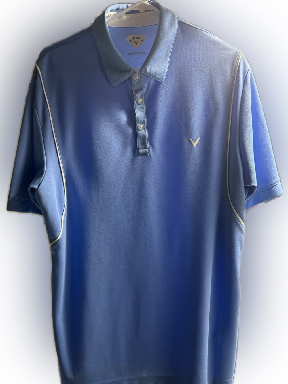 Callaway Men's Royal Blue Performance Polo with Contrast Piping